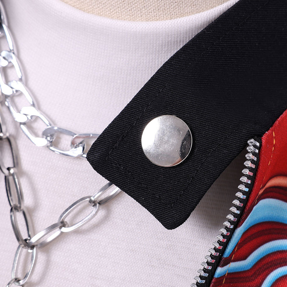 KPop Demon Hunters Rumi Costume Yellow Jacket Shorts Deluxe Full Set