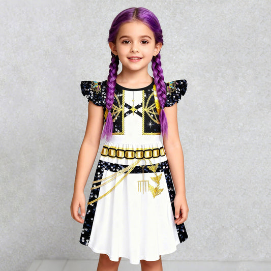 Girls KPop Dress Rumi Mira Cosplay Dress Party or Daily Dress Up Outfit